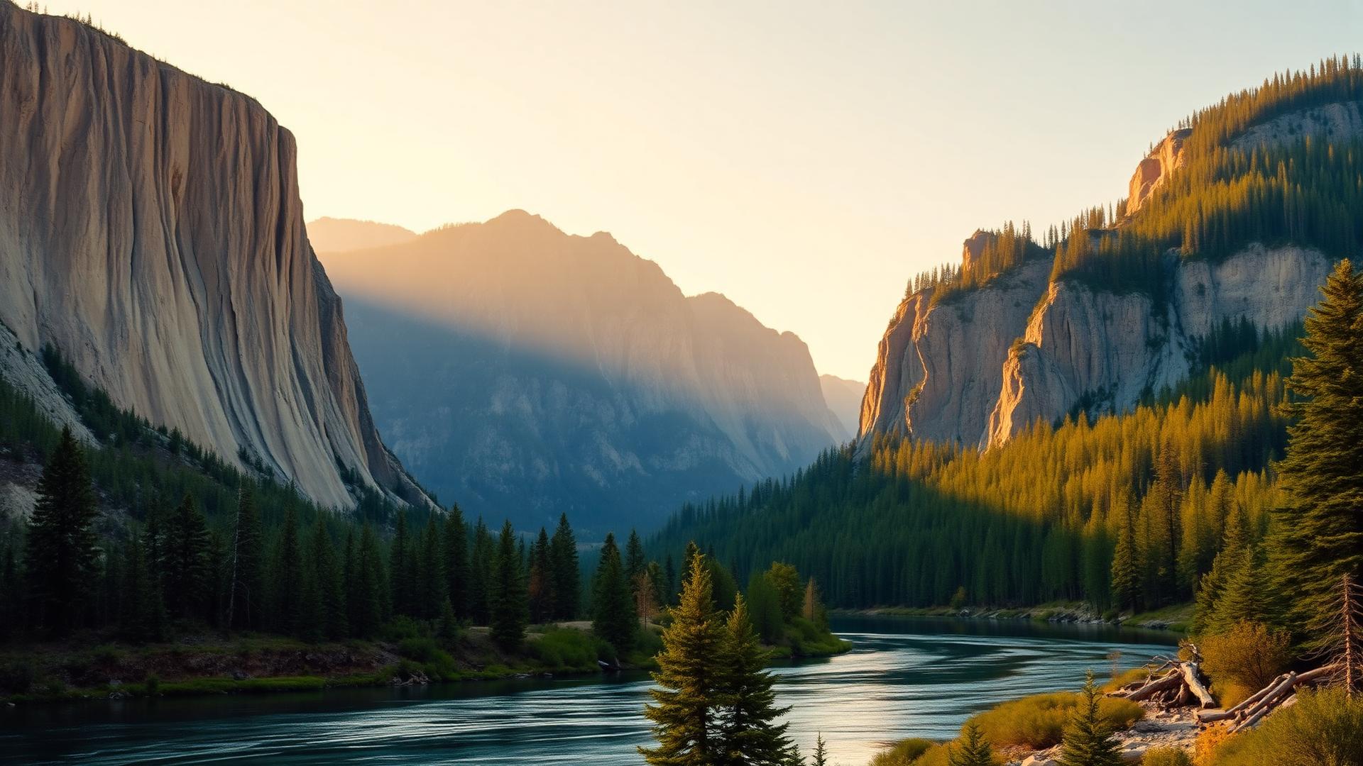 The Gateway to the Mountains — Missouri River limestone cliffs near Helena, Montana